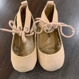 Pink ballet flats for baby girl